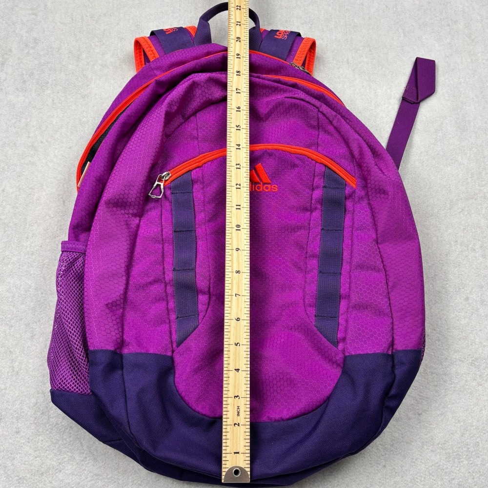 Adidas LoadSpring Backpack Pink Purple Orange 0127947 Honeycomb Ripstop Bag - Picture 12 of 15